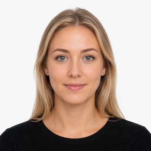 Approved passport photo example
