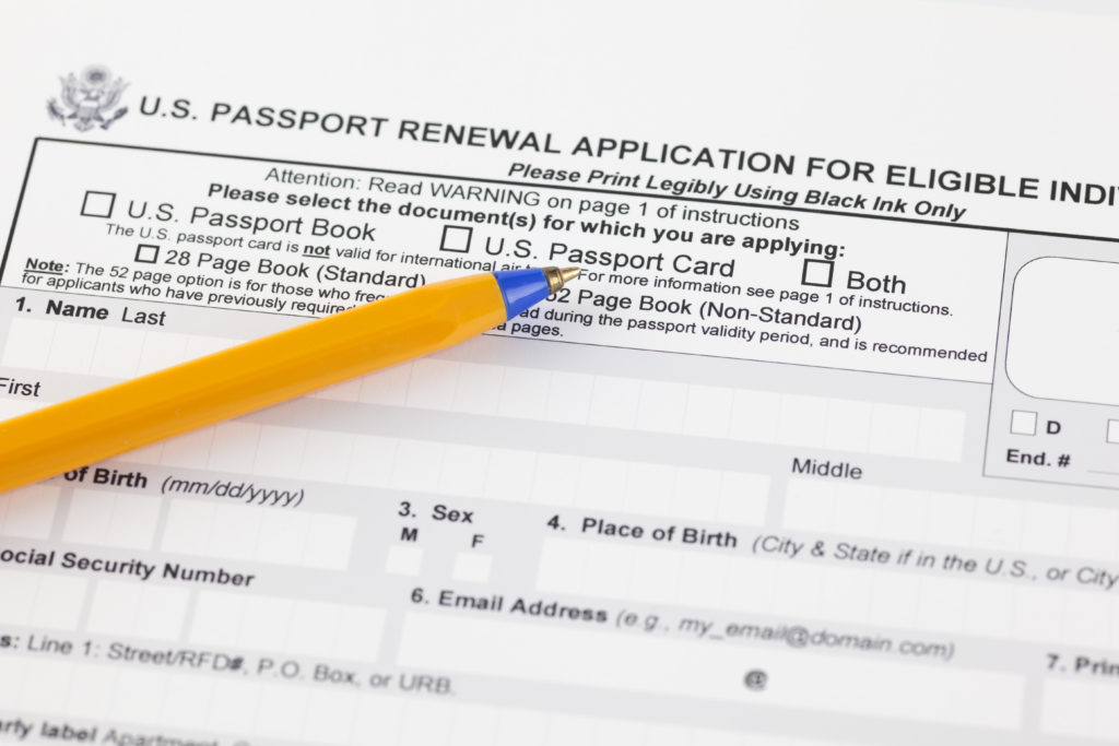 passport renewal form